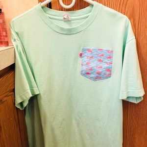 Cute T-shirt with pink whales